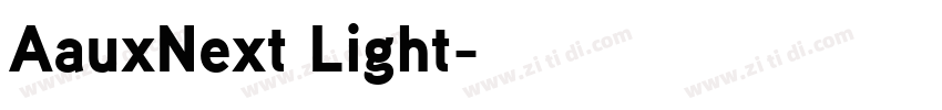 AauxNext Light字体转换